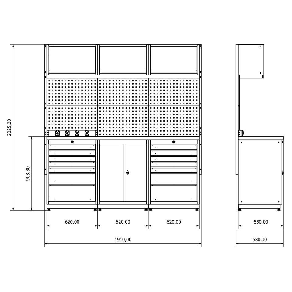 moduline çalışma tezgahı combo 03
