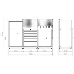 moduline çalışma tezgahı combo 07