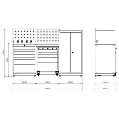 moduline çalışma tezgahı combo 09