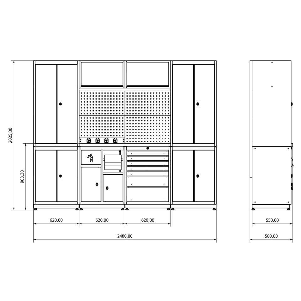 moduline çalışma tezgahı combo 12