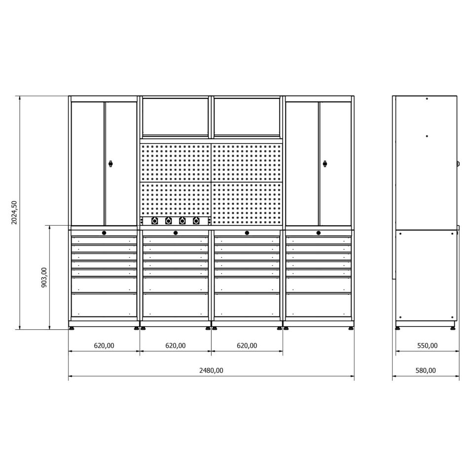 moduline çalışma tezgahı combo 15
