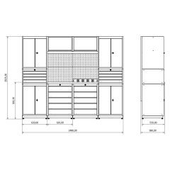 moduline çalışma tezgahı combo 18