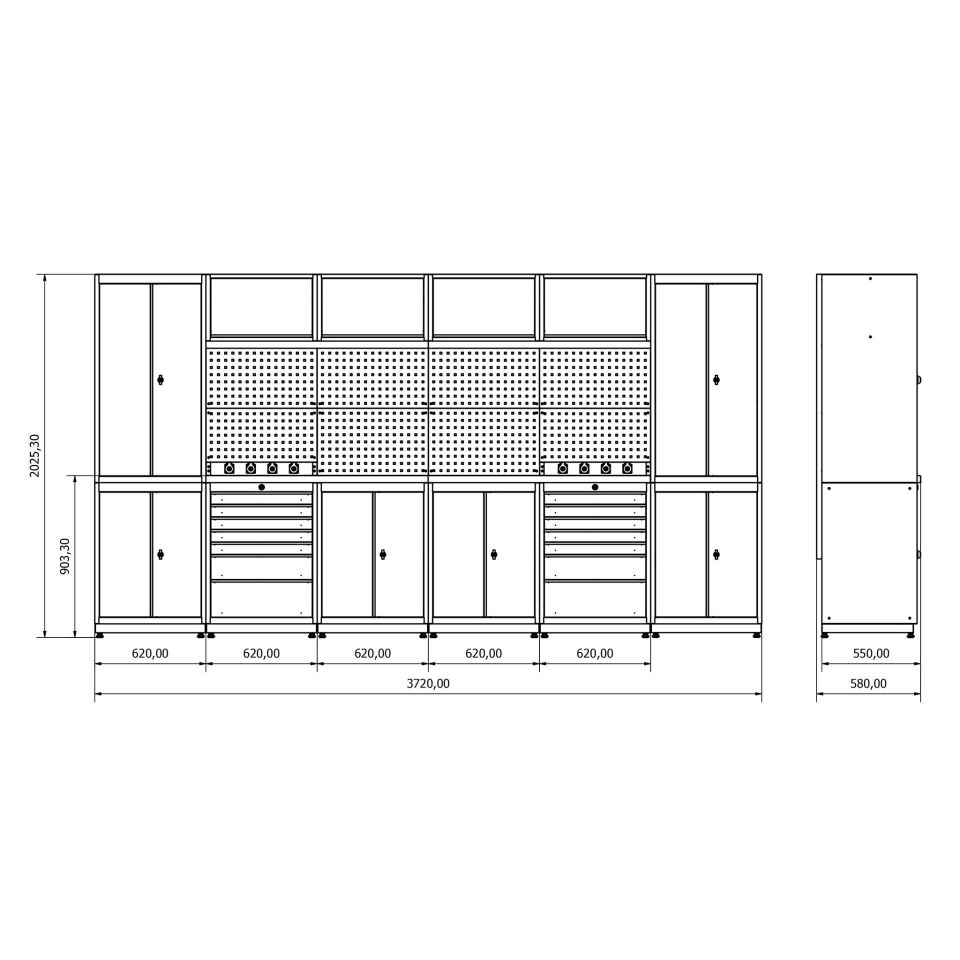 moduline çalışma tezgahı combo 31
