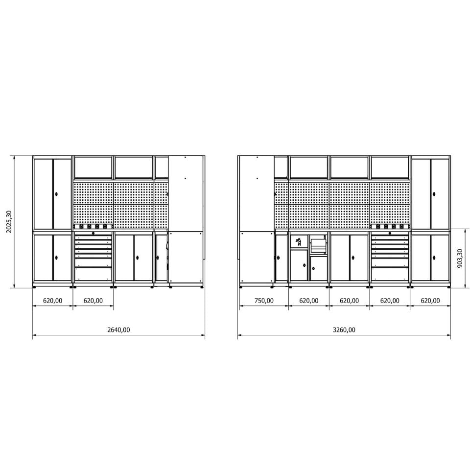 moduline çalışma tezgahı combo 82