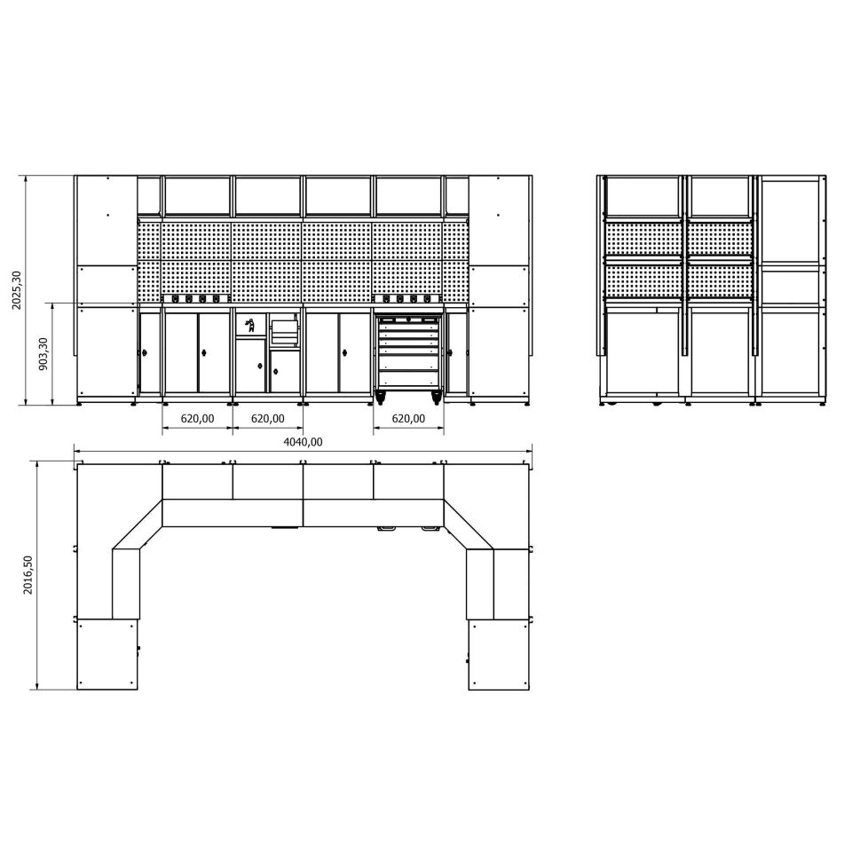 moduline çalışma tezgahı combo 83