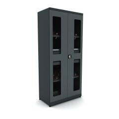 pleksi kapaklı metal malzeme dolabı 5009 