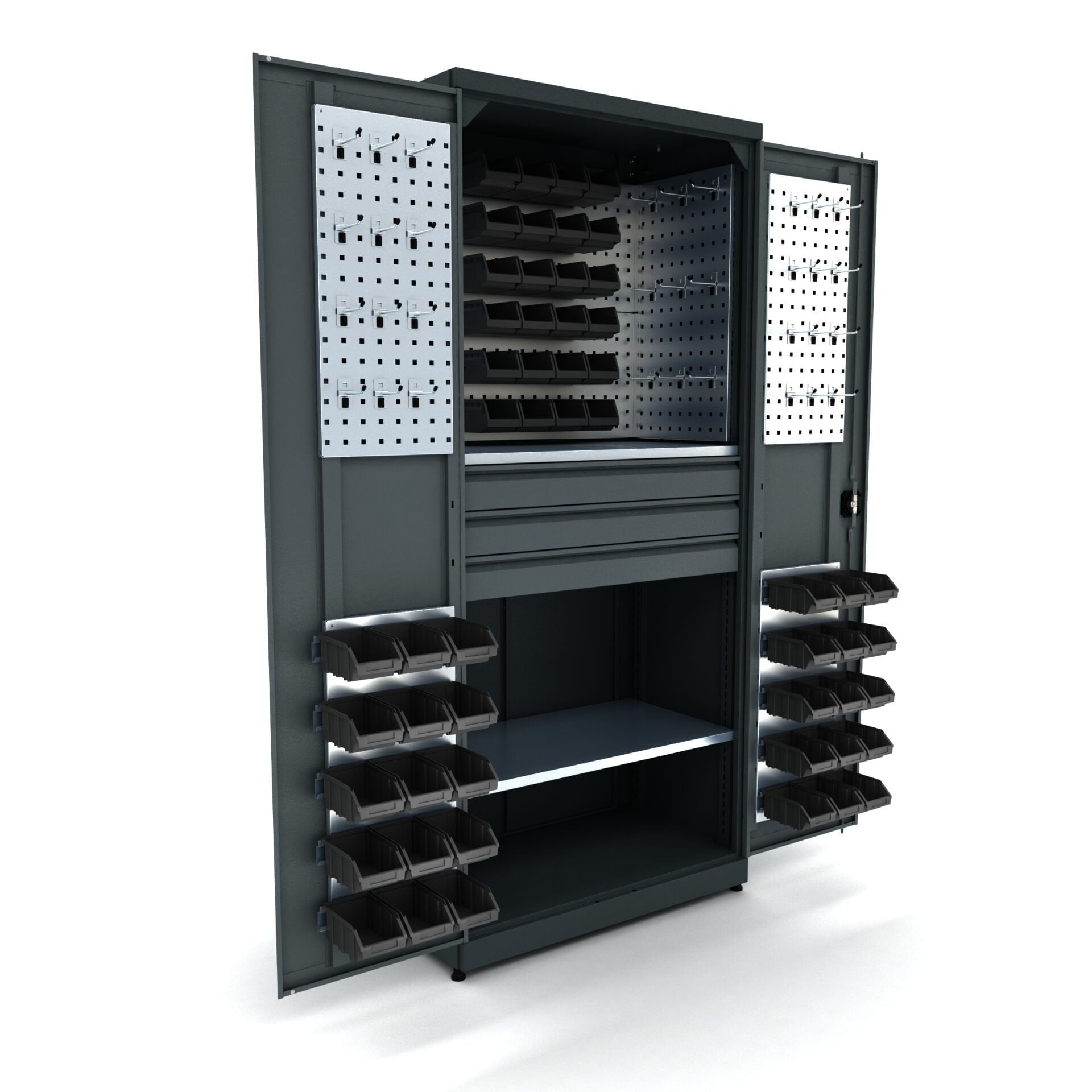 üç çekmeceli metal malzeme dolabı 5018 