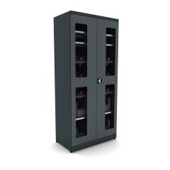 üç cnc raflı metal malzeme dolabı 5022