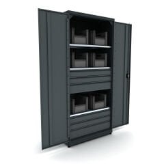 altı çekmeceli metal malzeme dolabı 5027