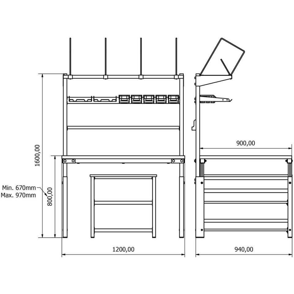Pack-Station 1202 Paketleme Masası