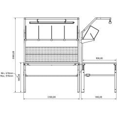 Pack-Station 1506 Paketleme Masası