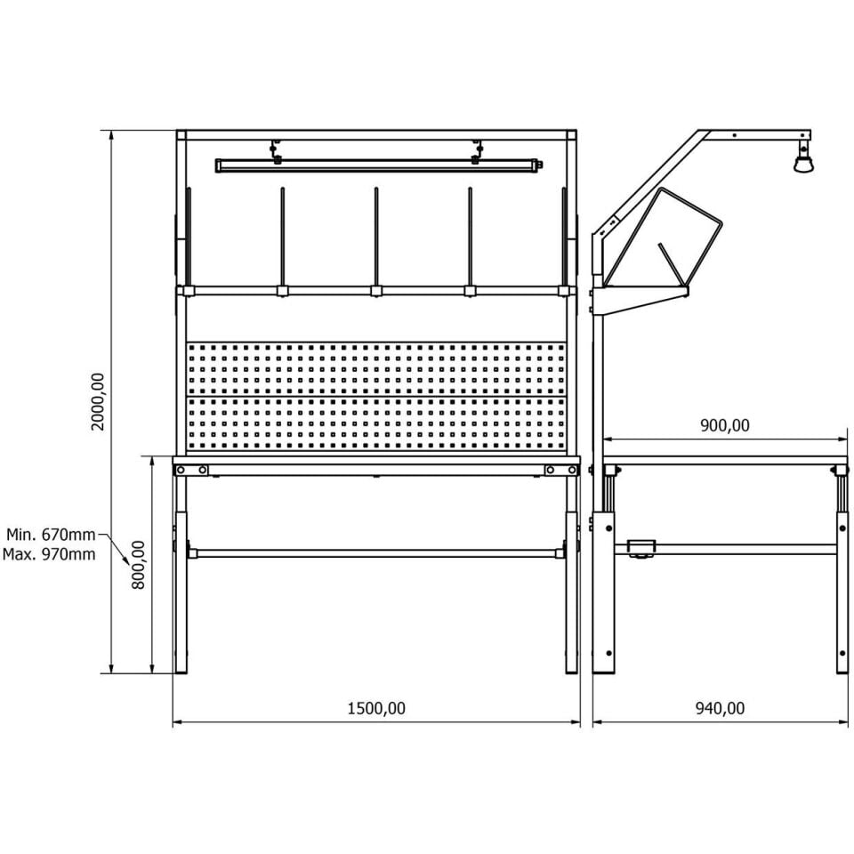 Pack-Station 1506 Paketleme Masası