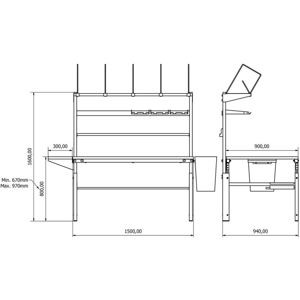 Pack-Station 1507 Paketleme Masası