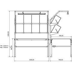 Pack-Station 1508 Paketleme Masası