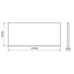 Moduline Tabla (Masif)(1240)