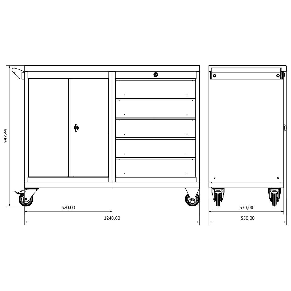 Moduline Takım Arabası M01