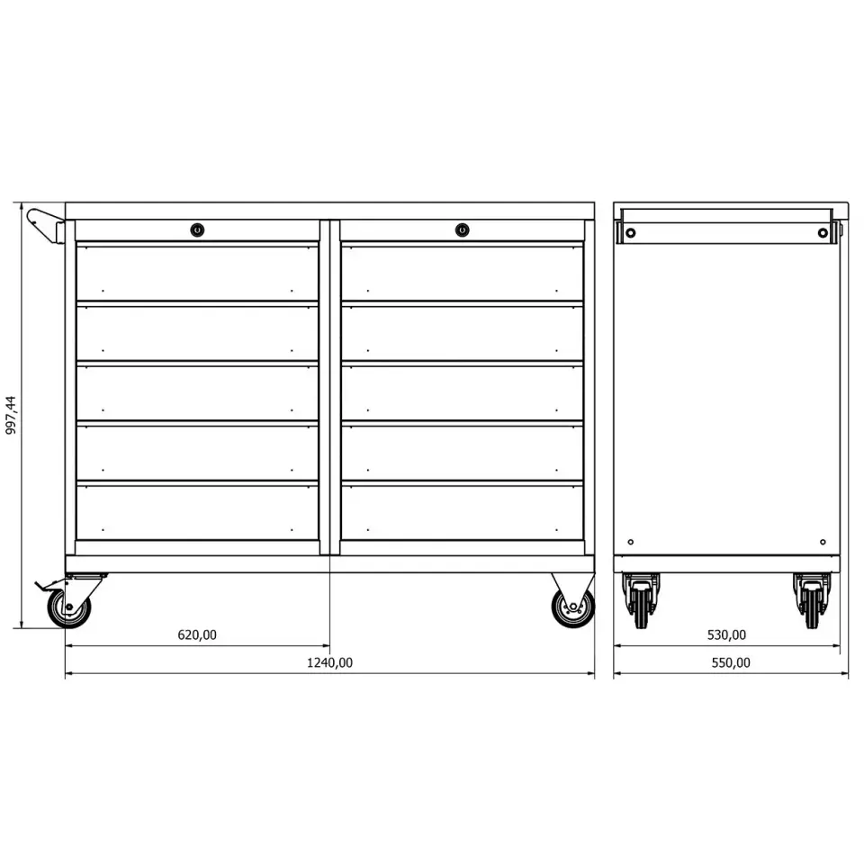 Moduline Takım Arabası M04