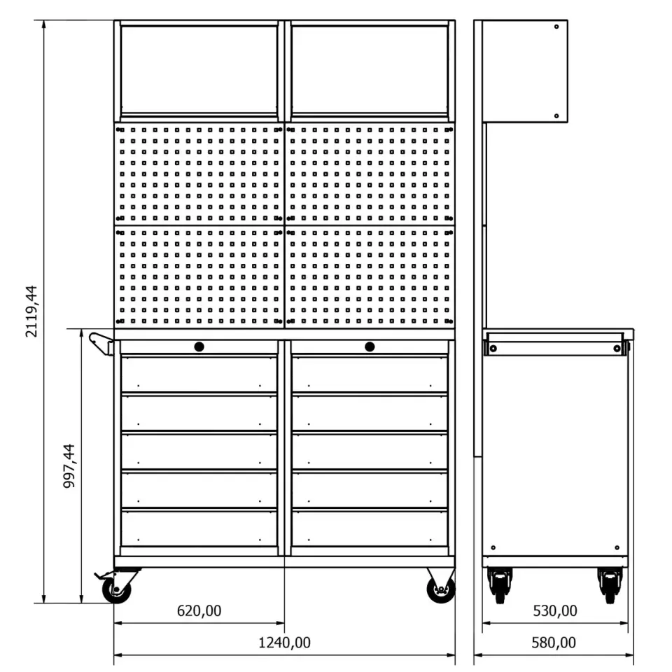 Moduline Takım Arabası M06