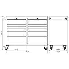 Moduline Takım Arabası M07