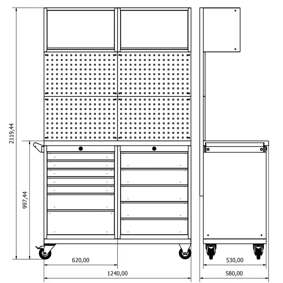Moduline Takım Arabası M15