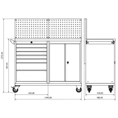 Moduline Takım Arabası M17