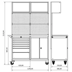 Moduline Takım Arabası M18