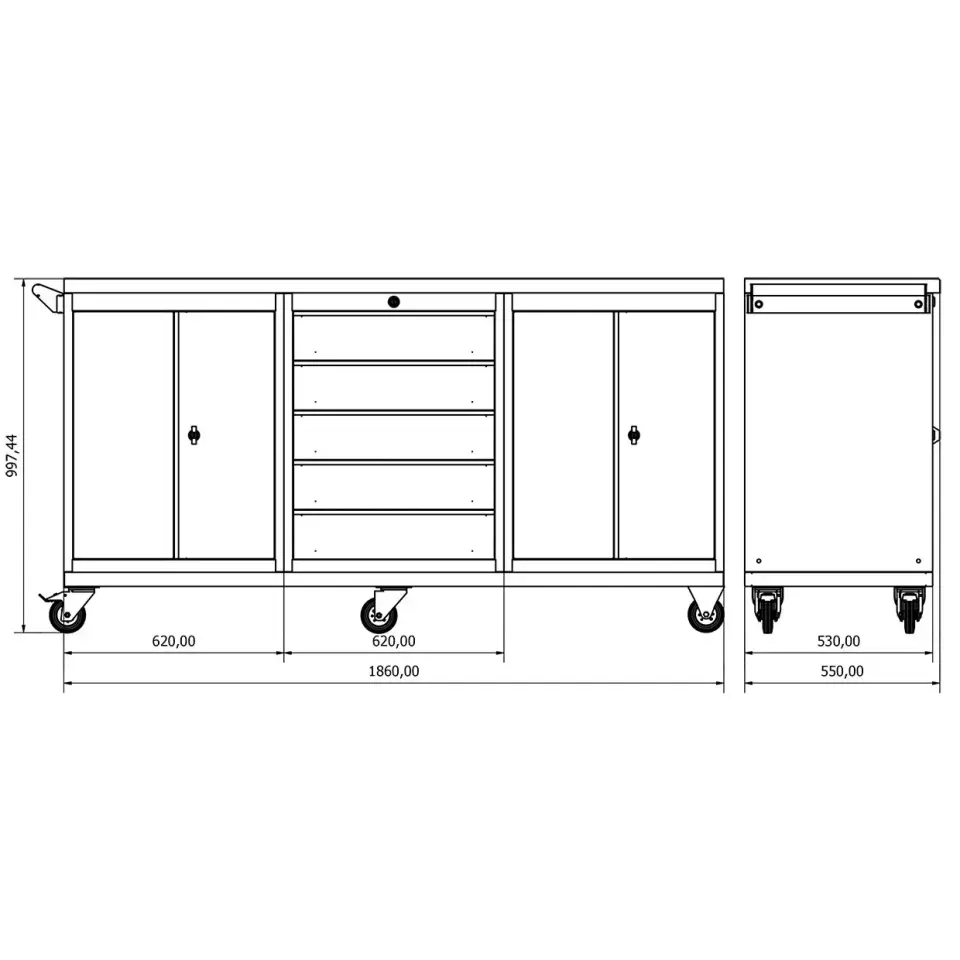 Moduline Takım Arabası M19