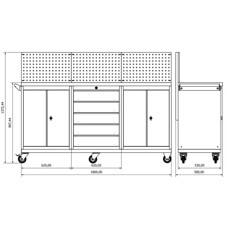 Moduline Takım Arabası M20