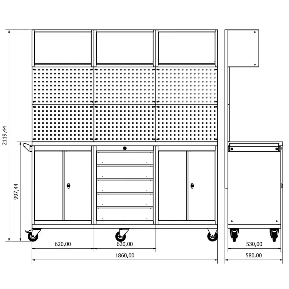 Moduline Takım Arabası M21