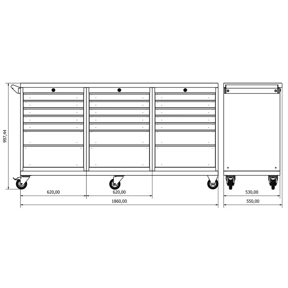 Moduline Takım Arabası M25