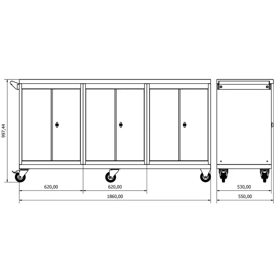Moduline Takım Arabası M28