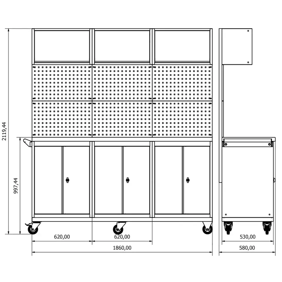 Moduline Takım Arabası M30
