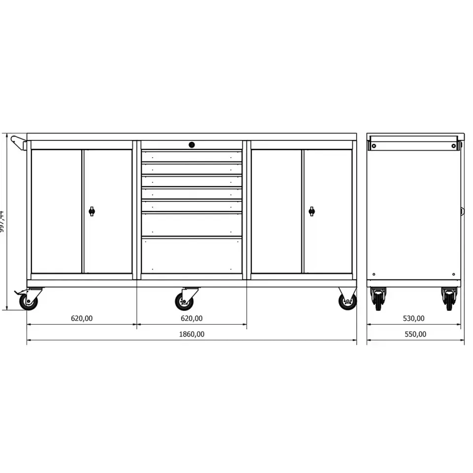 Moduline Takım Arabası M34