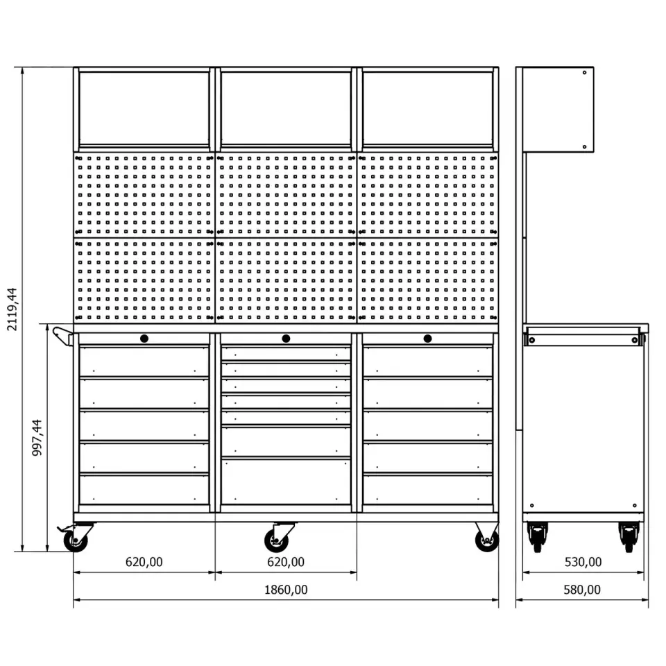 Moduline Takım Arabası M42