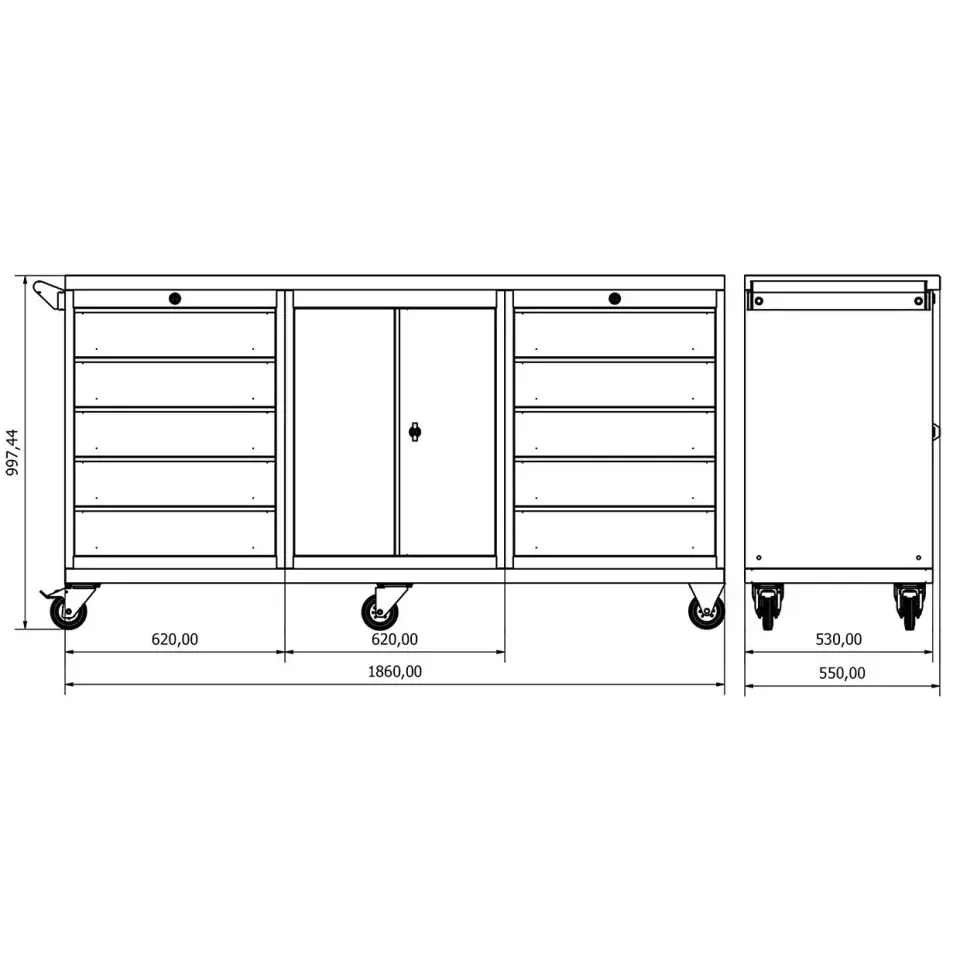 Moduline Takım Arabası M43