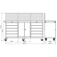 Moduline Takım Arabası M44