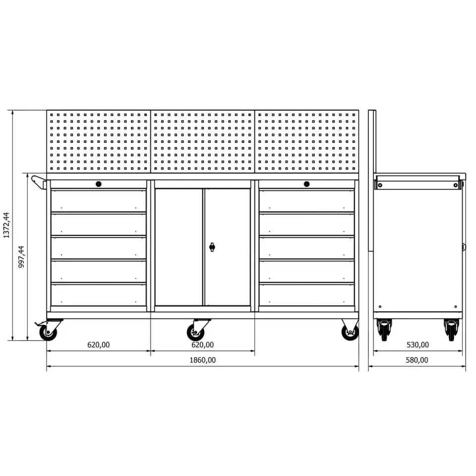 Moduline Takım Arabası M44