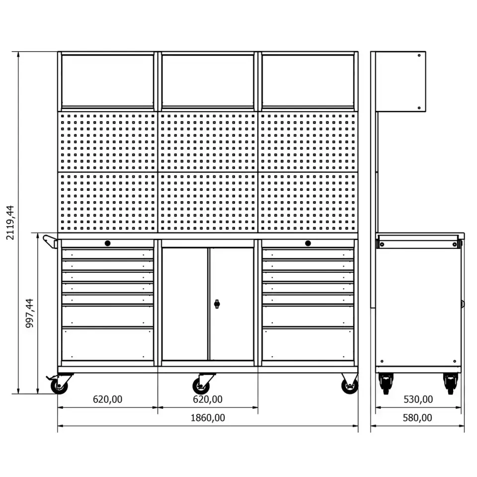 Moduline Takım Arabası M48