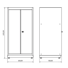 Moduline 1150 Kapakli(Alt) Dolap (30.12)