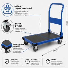 KTA Katlanabilir Taşıma Arabası 9060