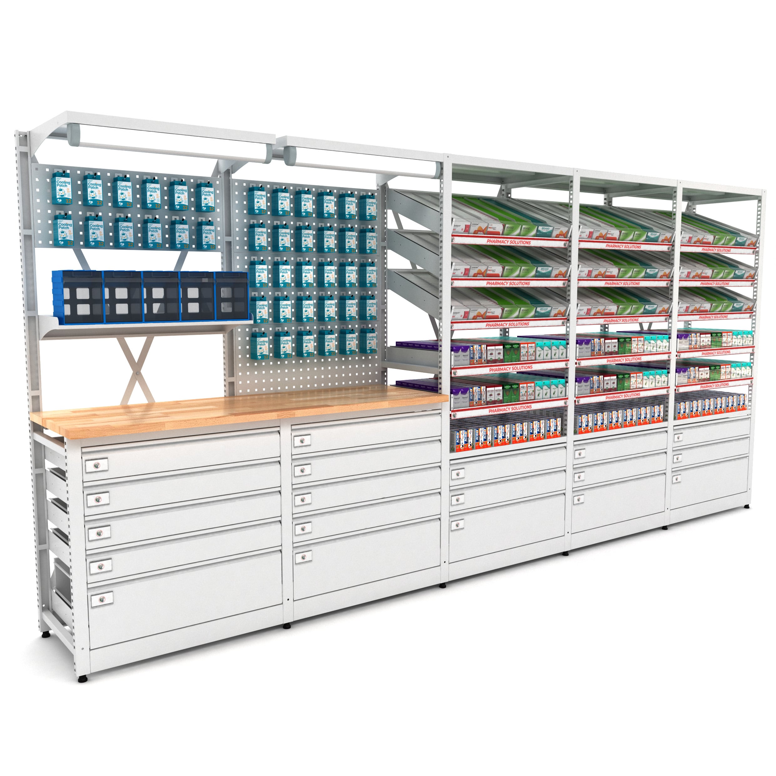 Eczane Raf Sistemi - BD.25.19.23 (H2030xW4300xD530)