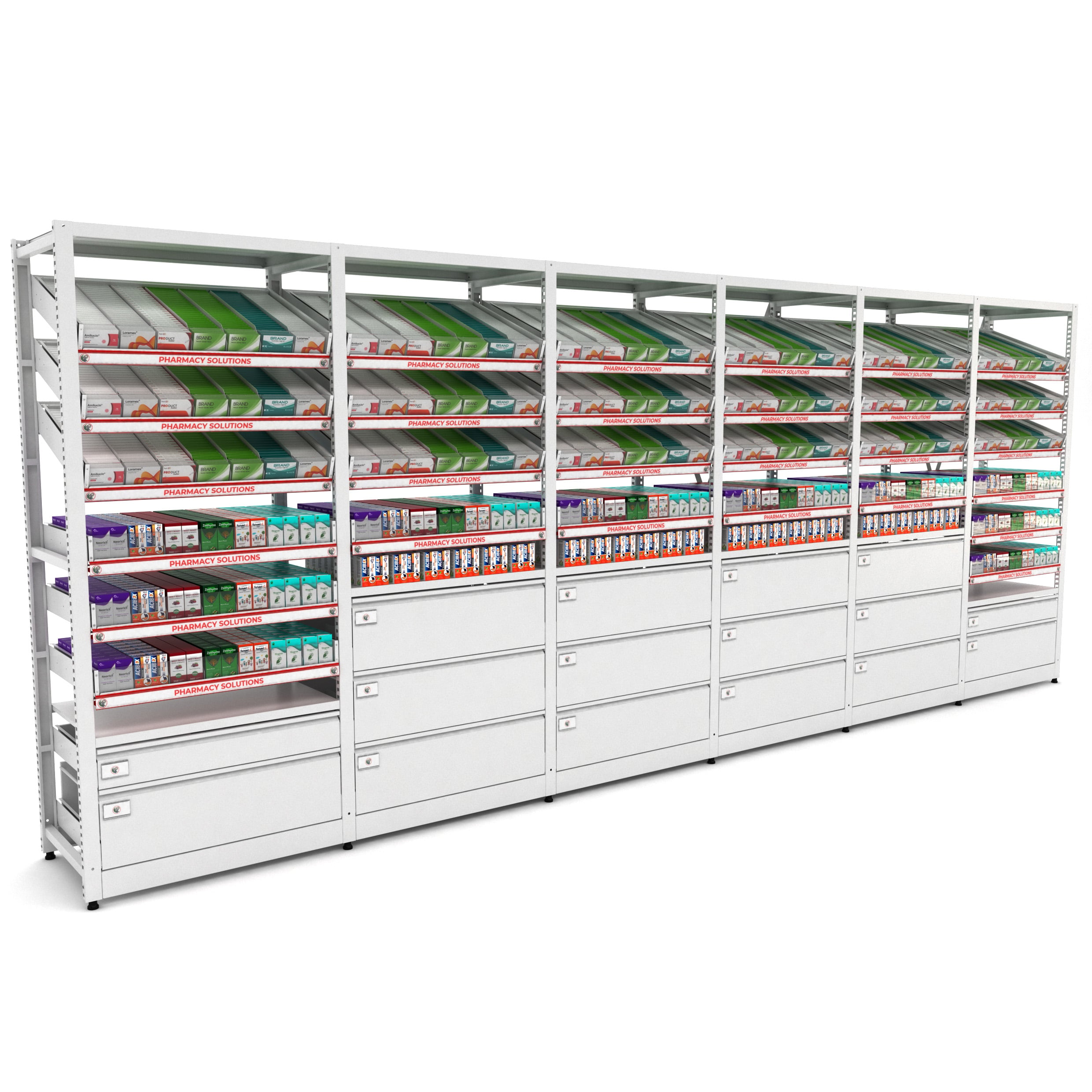 Eczane Raf Sistemi - BD.25.19.31 (H2030xW5150xD530)